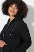 Sweatjacke, bequeme Passform, Zier-Schnürung