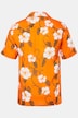 JP1880 Hemd, Halbarm, Cuba-Kragen, Viskose, Alloverprint, Cuba-Fit, bis 8 XL