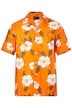 Košile JP1880, krátké rukávy, Cuba límeček, viskóza, plošný potisk, Cuba střih, do 8XL