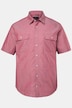 Chemise JP 1880 en chambray, manches courtes et col Kent, 2 poches, coupe Modern Fit - jusqu'au 8 XL