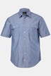 Chemise JP 1880 en chambray, manches courtes et col Kent, 2 poches, coupe Modern Fit - jusqu'au 8 XL