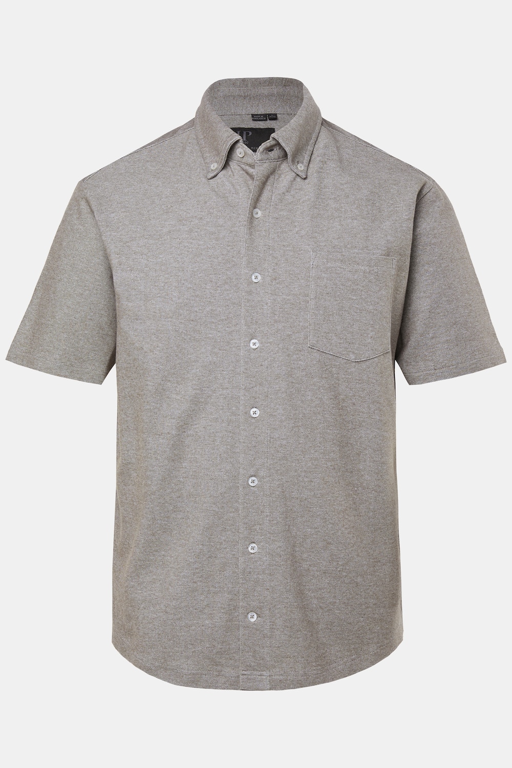 JP1880 Hemd, FLEXNAMIC®, Halbarm, Piqué, Buttondown-Kragen, Modern Fit