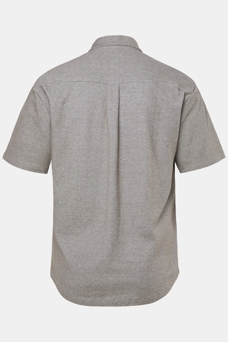 JP1880 overhemd, FLEXNAMIC®, korte mouwen, piqué, buttondown kraag, Modern Fit