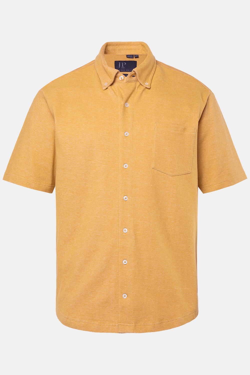 JP1880 overhemd, FLEXNAMIC®, korte mouwen, piqué, buttondown kraag, Modern Fit