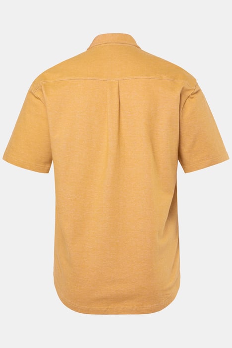 JP1880 overhemd, FLEXNAMIC®, korte mouwen, piqué, buttondown kraag, Modern Fit