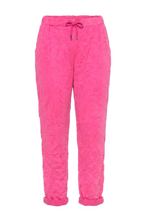 Kalhoty, volný styl, strukturované, elastický pas