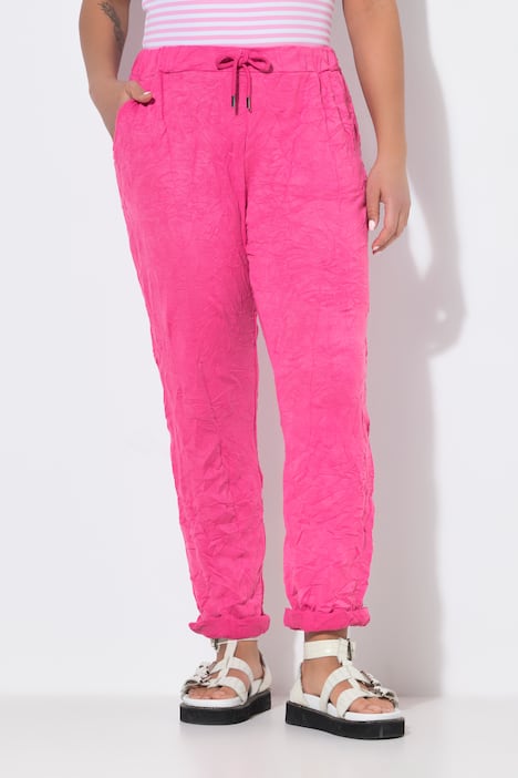 Crinkle-Hose, Loose Jogg-Style, Crinkle, Elastikbund