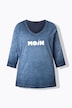 Shirt, Moin, V-Ausschnitt, 3/4-Arm