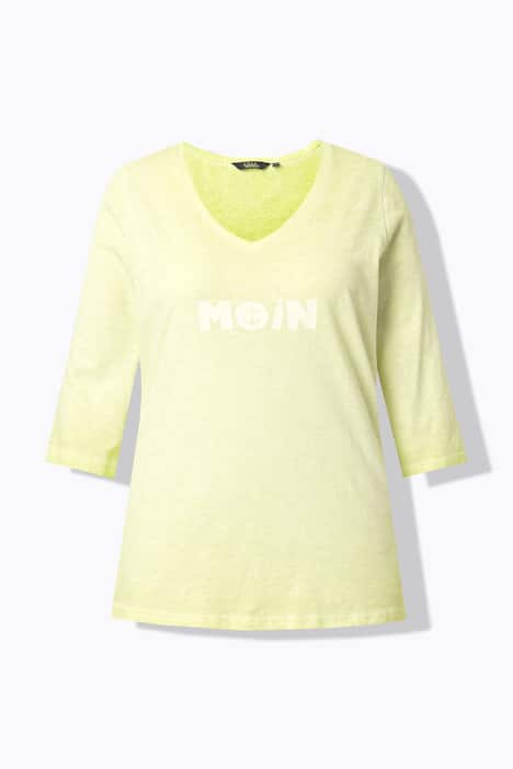 Shirt, Moin, V-Ausschnitt, 3/4-Arm