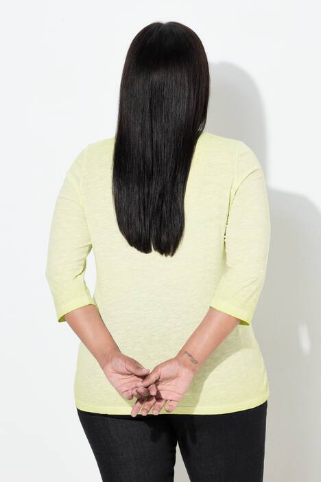 Shirt, Moin, V-Ausschnitt, 3/4-Arm