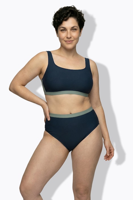 Bikini, Muschelstruktur, Softcups, Träger verstellbar