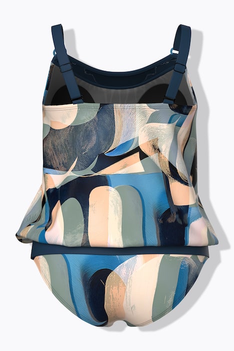 Tankini, Softcups, Elastiksaum, Zierring