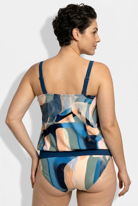 Tankini, Softcups, Elastiksaum, Zierring