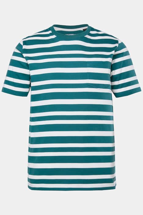 JP1880-T-paita, lyhyet hihat, raidallinen, suurin koko 8XL