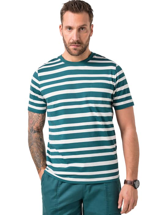 Tričko JP1880, pruhy, krátké rukávy, do 8XL