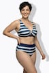 Bikini, Streifen, Softcups, Träger verstellbar, recycelt