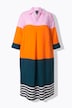 Colorblock Lyocell Midi Dress