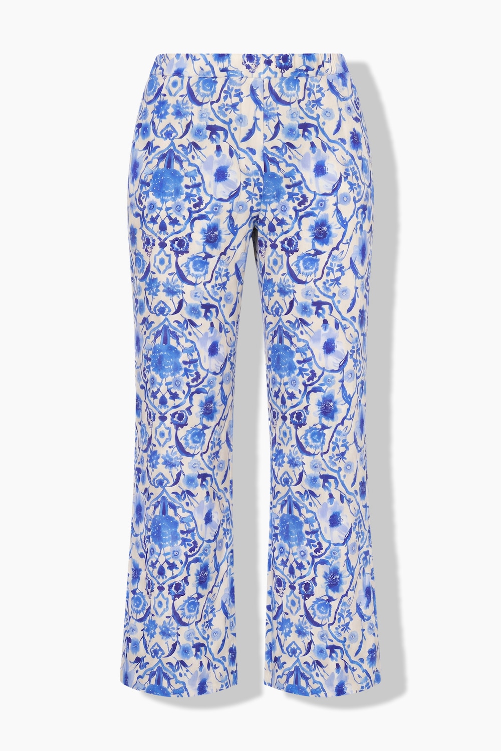 Palazzobukse, linblanding, vide ben, elastisk linning