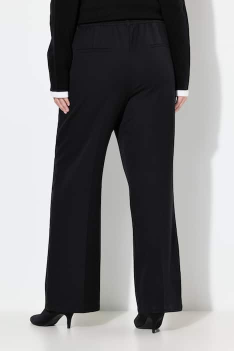 Business-Hose, gerades Bein, Ziergürtel mit Schließe