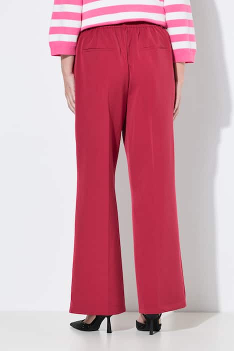 Business-Hose, gerades Bein, Ziergürtel mit Schließe