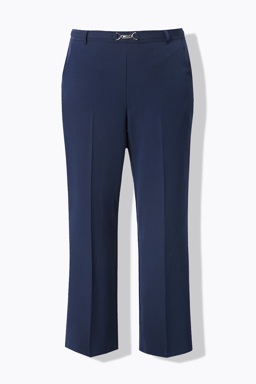 Stora storlekar Businessbyxa, Dam, blå, storlek: 48, Polyester/Viskos, Mia Moda