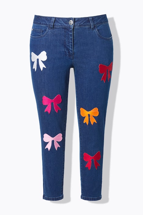 Jeans Pina, Skinny Fit, Sleifen-Applikationen