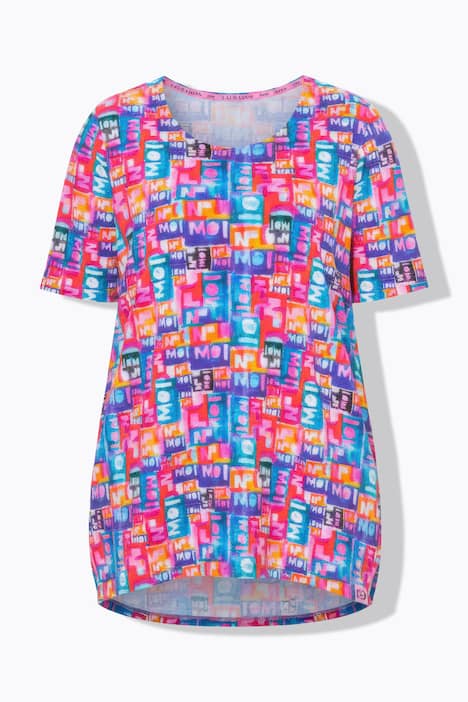 T-shirt, ronde hals, halflange mouwen, OEKO-TEX