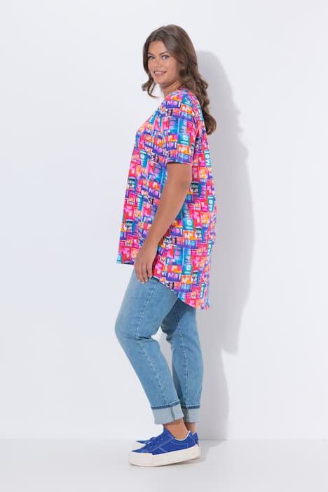 T-shirt, ronde hals, halflange mouwen, OEKO-TEX