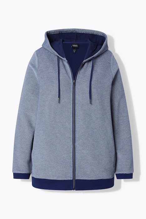 Sweatjacke, Struktur, Kapuze, Langarm