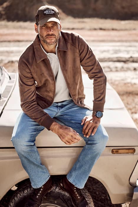 JP1880 Polo-Shirt FLEXNAMIC®, Halbarm, Zipper, Piqué, bis 8 XL