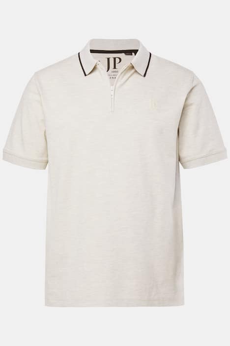 JP1880 Polo-Shirt FLEXNAMIC®, Halbarm, Zipper, Piqué, bis 8 XL