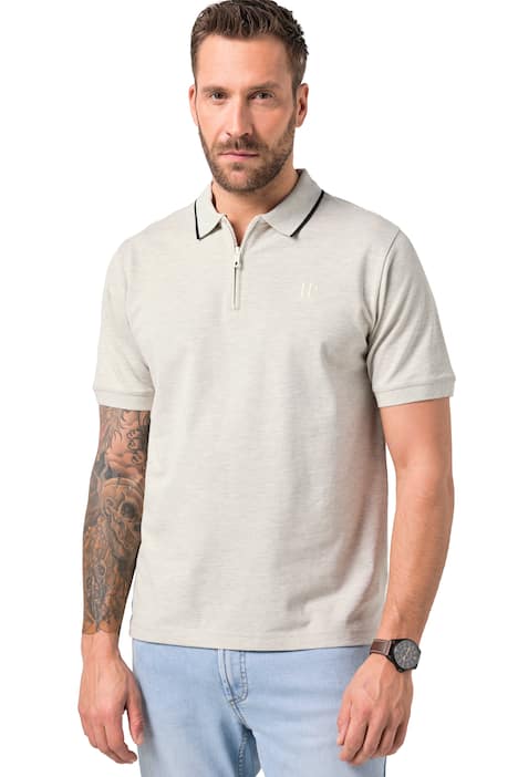Polokošile JP1880, FLEXNAMIC®, krátké rukávy, zip, piké, do 8XL