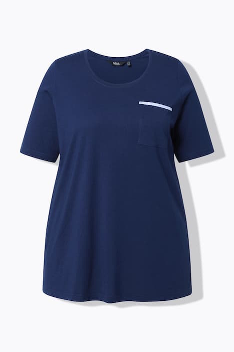 T-Shirt, A-Linie, Rundhals, Halbarm, Modalmix