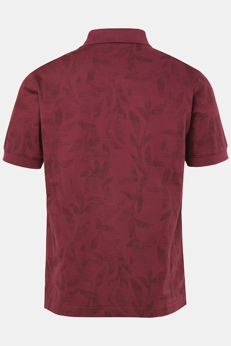 JP1880 Poloshirt, Halbarm, Piqué, Alloverdruck, bis 8 XL
