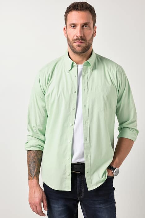 JP1880 Hemd, FLEXNAMIC®, Langarm, Buttondown-Kragen, Modern Fit