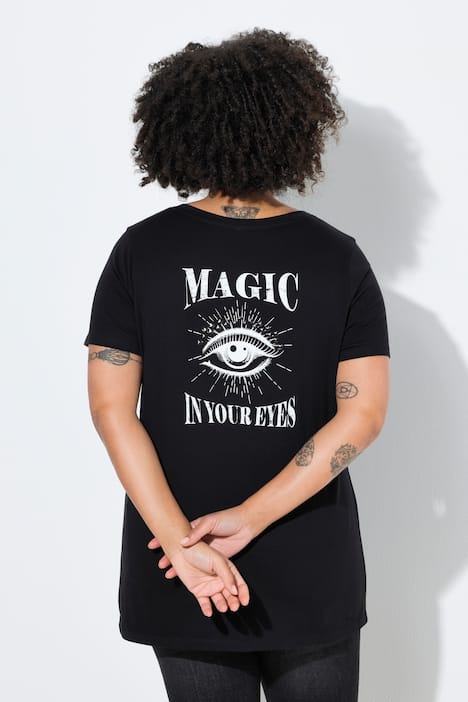 T-shirt, comfortabele pasvorm, groot opschrift op de rug