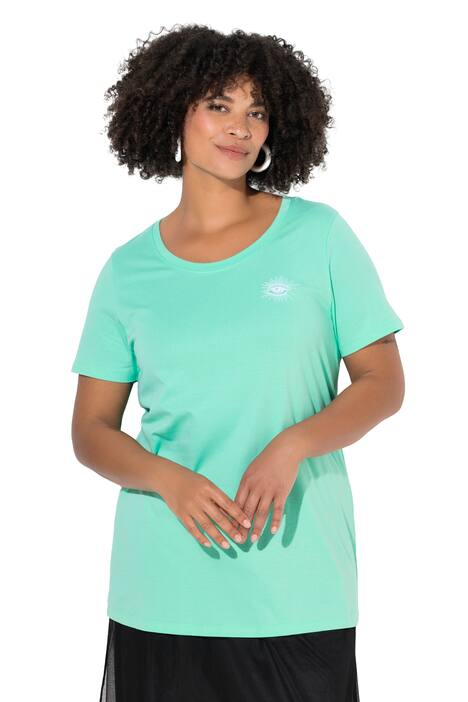 Tričko, pohodlný střih, nápis na zádech