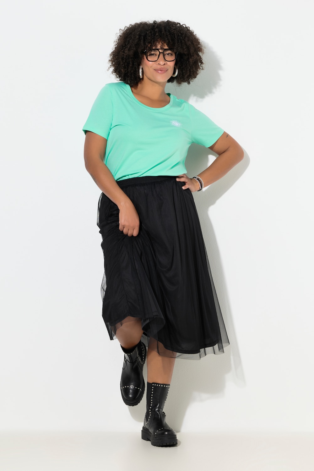 Mesh-Midirock, Straight Shape, Elastikbund