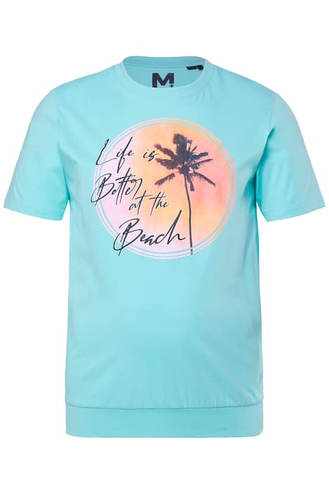 Pánské tričko+, střih přizpůsobený na bříško, potisk vpředu, polo rukávy, do velikosti 8 XL