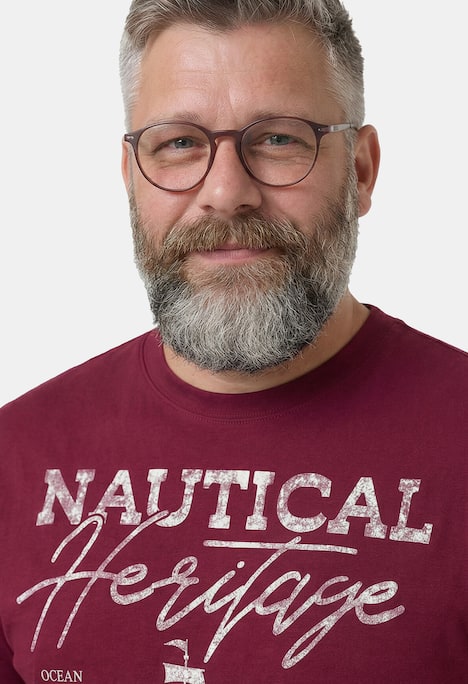 Men+ T-Shirts, Doppelpack, Print, Halbarm, bis 8 XL