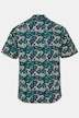 Chemise JP 1880 en jersey, manches courtes, col cubain et imprimé all-over, coupe Cuba-Fit - jusqu'au 8 XL