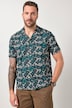 Chemise JP 1880 en jersey, manches courtes, col cubain et imprimé all-over, coupe Cuba-Fit - jusqu'au 8 XL