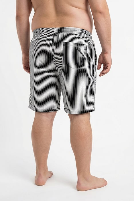 Badeshorts, Seersucker, Elastikbund, bis 8 XL