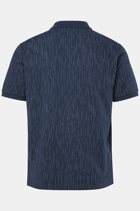 JP1880 Poloshirt, Halbarm, Piqué, Alloverdruck, bis 8 XL