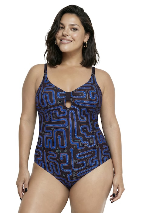 Plavky, hadí vzor, měkké košíčky, recyklovaný materiál