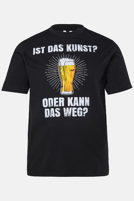 Men+ camiseta, estampado barbacoa, media manga, hasta la talla 8 XL