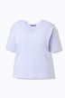 T-Shirt, Schulterschlitze, Oversized, V-Ausschnitt, Halbarm