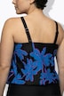 Tankini mit Shorts, Palmen, Softcups, Träger verstellbar