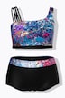 bikini, glitterprint, softcups, driedelig bandje