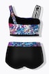 bikini, glitterprint, softcups, driedelig bandje